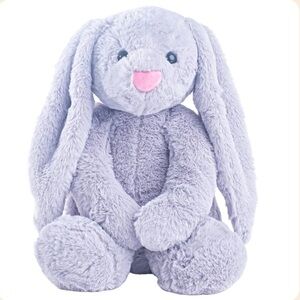 Stuffed Weighted Bunny Rabbit, Bintiva Animal Kids, Easter Calming Huggable